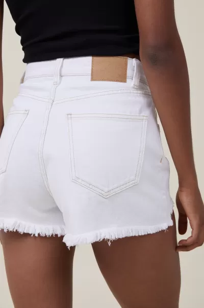 Women High Mom Denim Short Cotton On Order Shorts Dunes